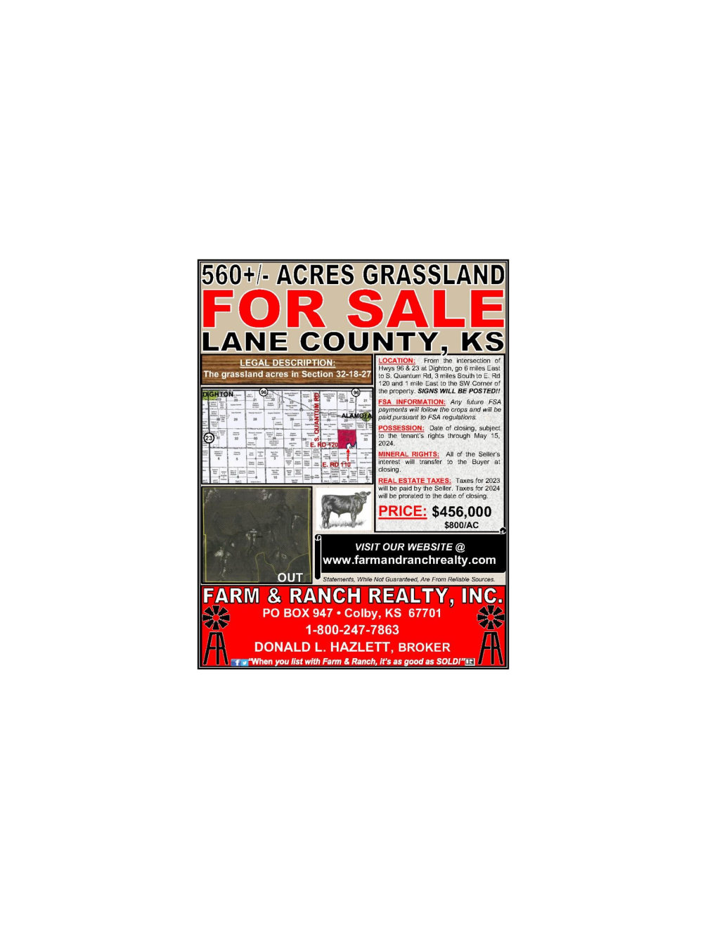 560± ACRES GRASSLAND